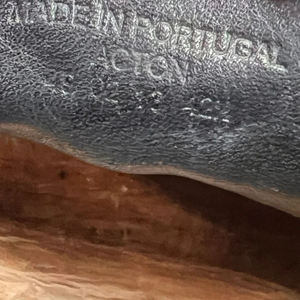 N.D.C Made By Hand‎ Chukka Boots Men's Size 9.5 EU 42.5 Black Leather Shoes